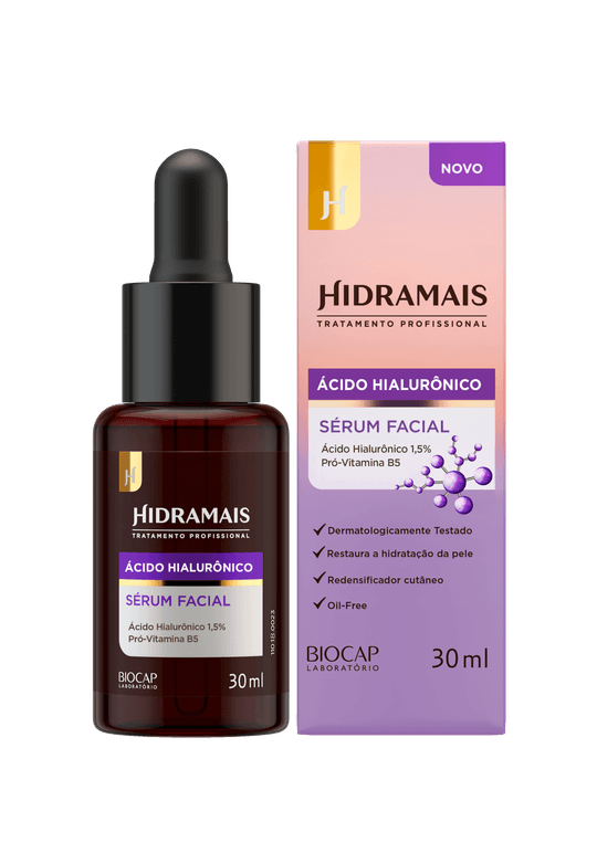 Sérum Facial Ácido Hialurônico 30ml | Colágeno e Proteção