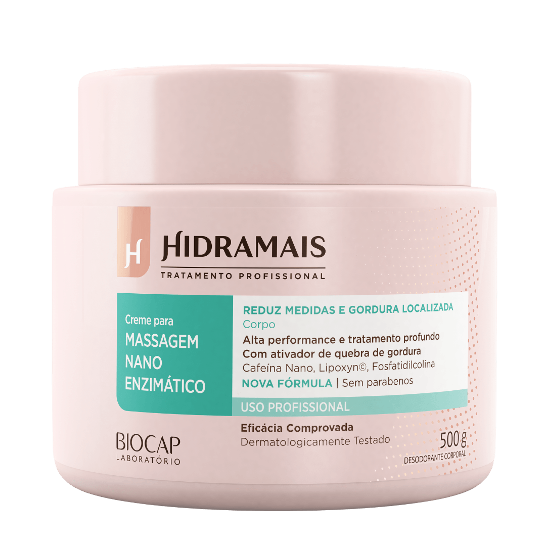 Creme Nano Enzimático 500g | Massagem Detox e Redutora | FastStore PDP