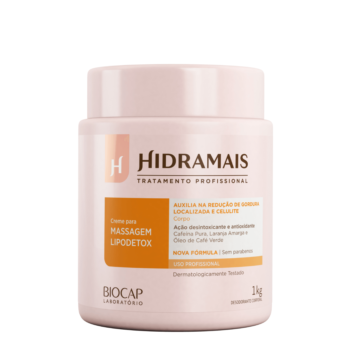Creme para Massagem Lipodetox 1kg | Drenagem e Firmeza